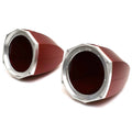 MasterCraft Boat Speaker Cans 404841 - Red Anodized 8.5 Inch (pair)