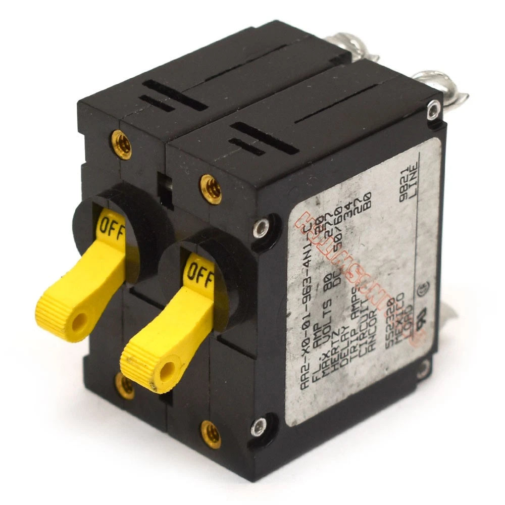 Carling Boat Circuit Breaker AA2-X0-01-963- 4N1-C - Dual Switch 20A