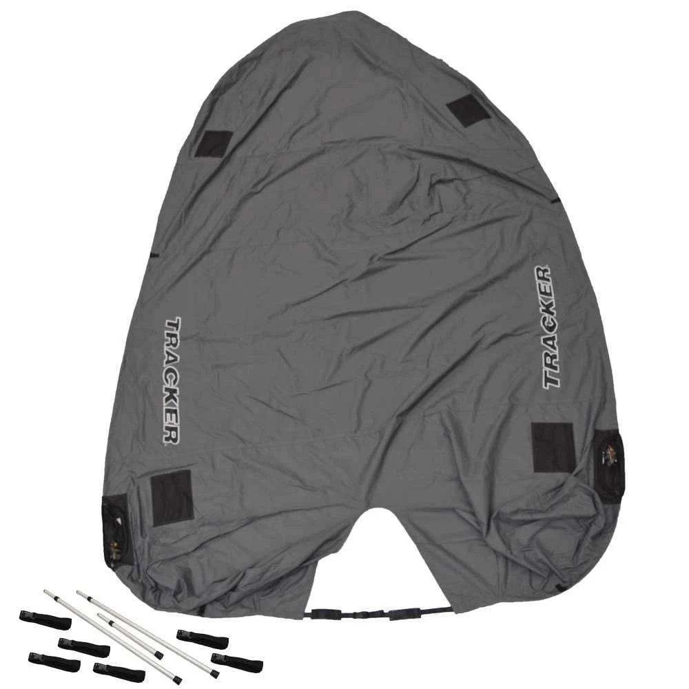 Tracker Boat Travel Cover 163195 - Pro Guide V 16 Charcoal Dowco