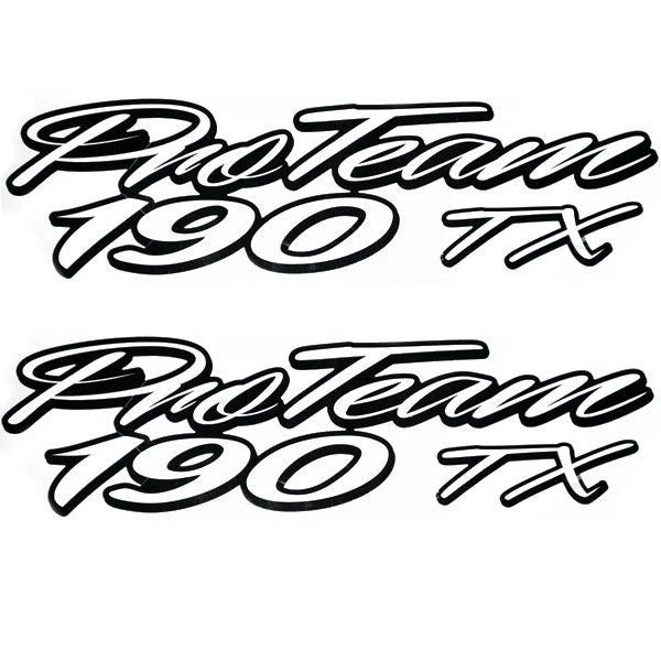 Tracker Boat Decal Stickers - Pro Team 190 TX (pair)