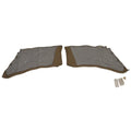 Larson 350 Cabrio Boat Side Camper Curtains - Ameritex Brown (set of 2)