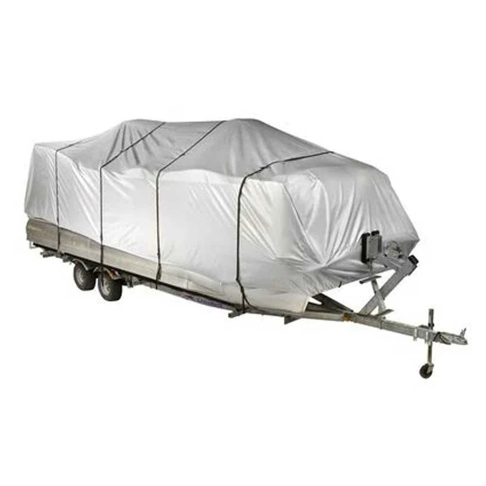 Covermate Pontoon Boat Cover OV39165PL - 20Ft 4In - 21Ft 5In Silver