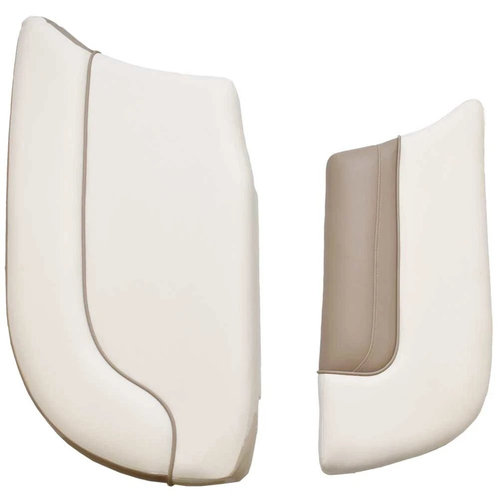 Southwind Boat Back Bench Cushions 48-4137 - 2200 SD 2011 Tan White 2PC