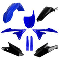 POLISPORT PLASTIC KIT + FORK GUARDS YAMAHA YZ450F 2014-2017, BLUE/BLACK/WHI TE