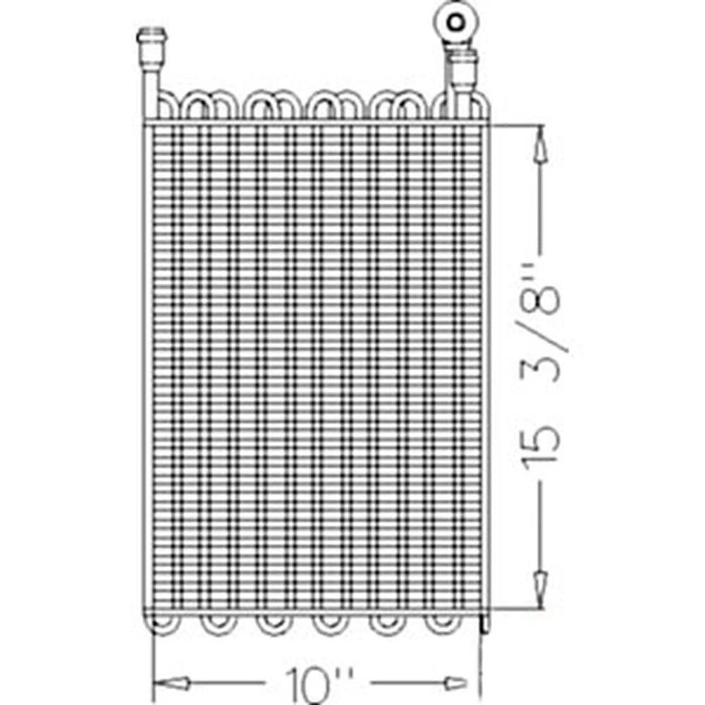 Evaporator with Heater Core Fits John Deere 8200 9300 8100 8400 8300 9100 9400
