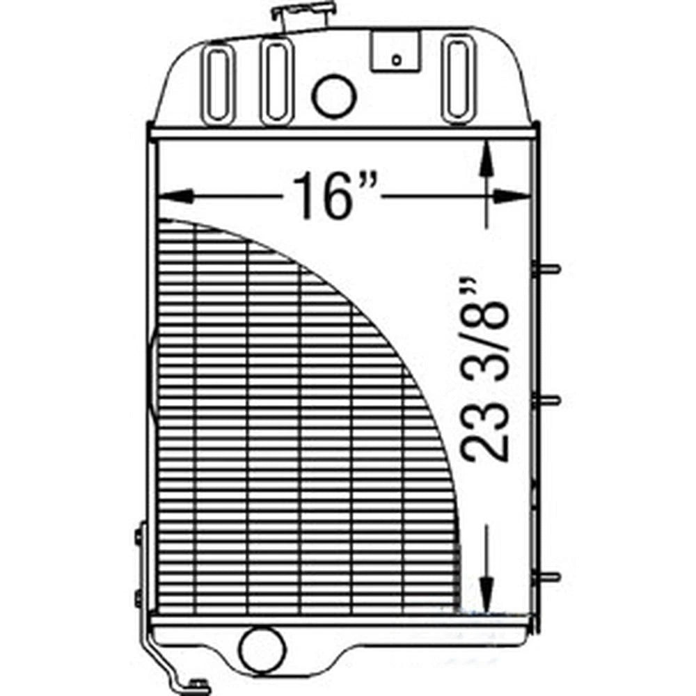 R4975 Radiator Fits John Deere