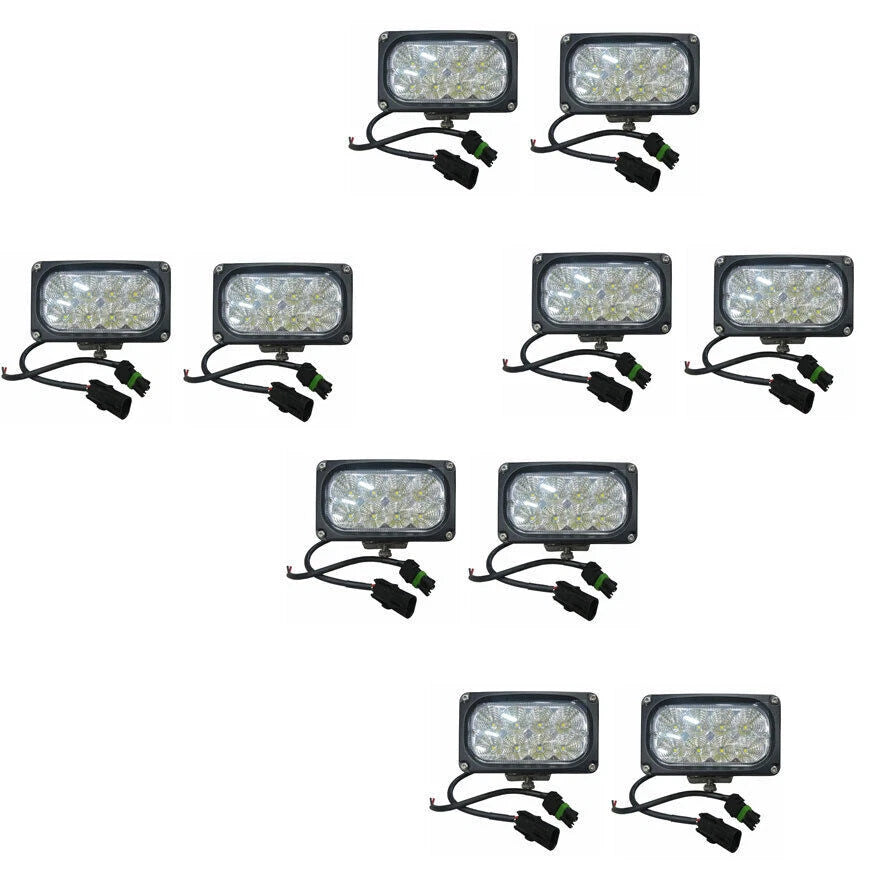 10PCS LED Floodlight 92269C1 for Case IH Steiger 480, 485,530,535+