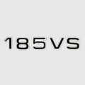 Ranger Boat Decal 7604753 - 185 VS Black White Vinyl 9 1/4 Inch