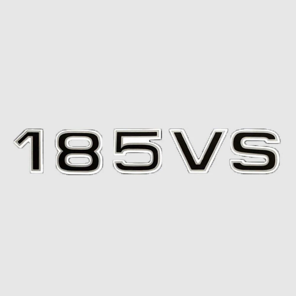 Ranger Boat Decal 7604753 - 185 VS Black White Vinyl 9 1/4 Inch