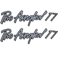 Lund Boat Emblem Decal Sticker - Pro Angler 17 Gray 17 1/2 Inch