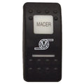 Carling Boat Rocker Switch Cover - Black Macerator Illuminated
