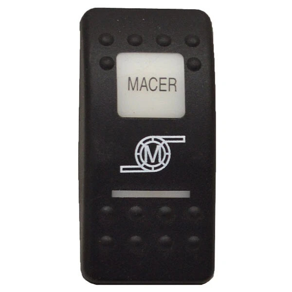 Carling Boat Rocker Switch Cover - Black Macerator Illuminated