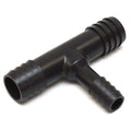 TH Marine Boat Reducing Tee Fitting TEE-250 - Chaparral Black Plastic