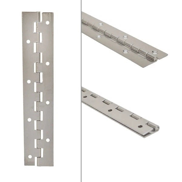MasterCraft Boat Piano Hinge - Stainless Steel 8 X 1 1/2 Inch (pair)