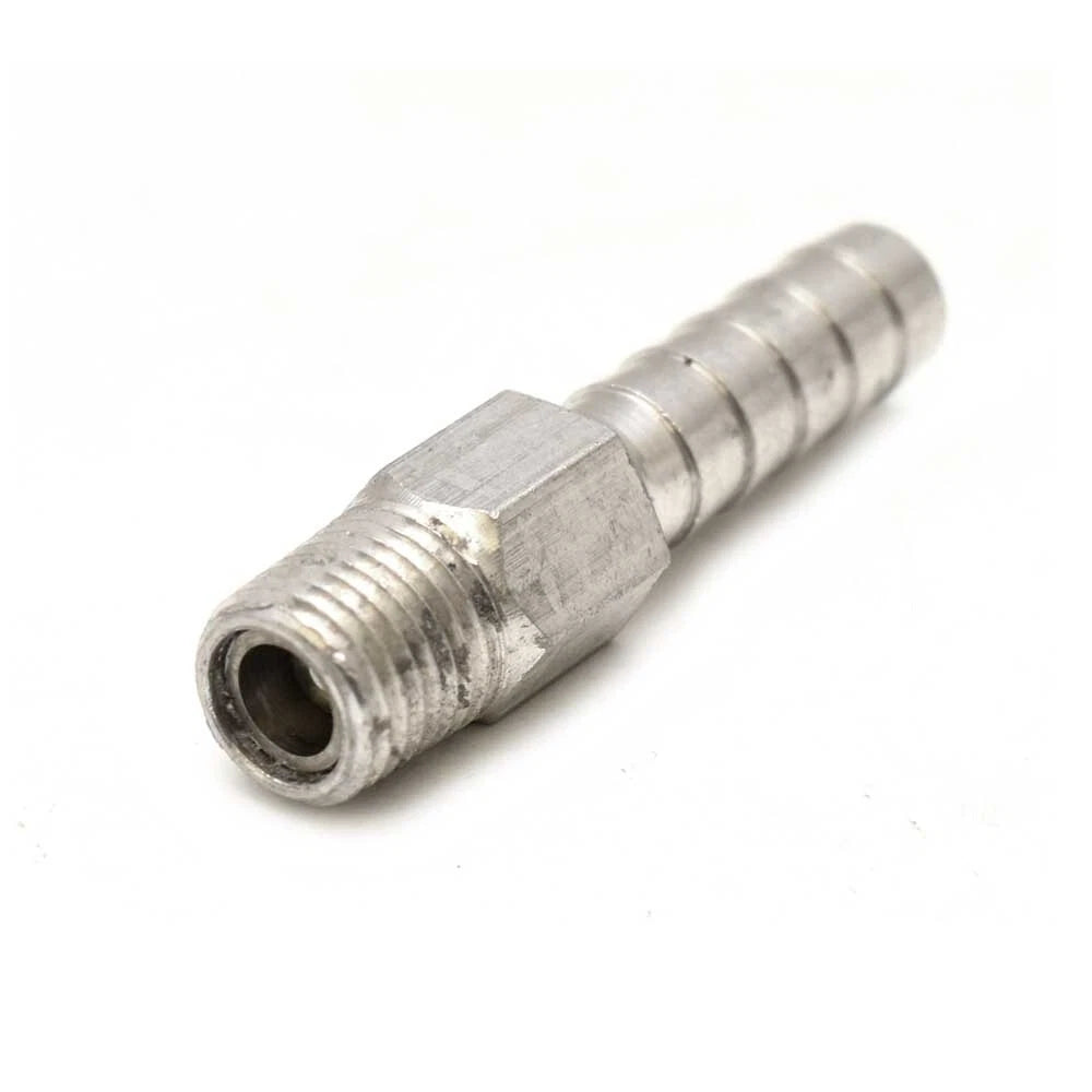 Boat Fuel Gas Hose Fitting - 3/8 X 2 3/8 Inch