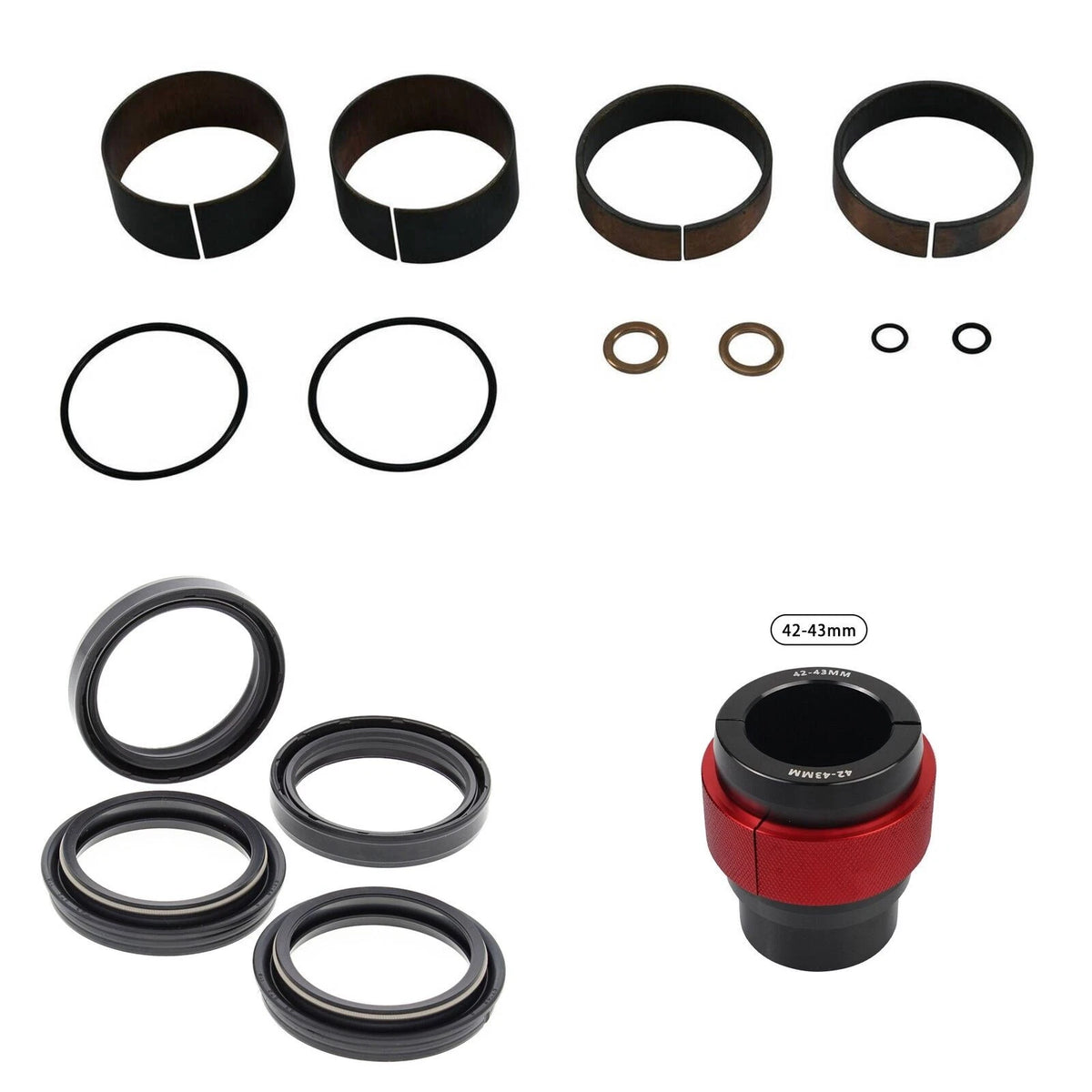 Complete Front Fork Rebuild Kit for KTM 250 Freeride 2019-2020 56- with Driver