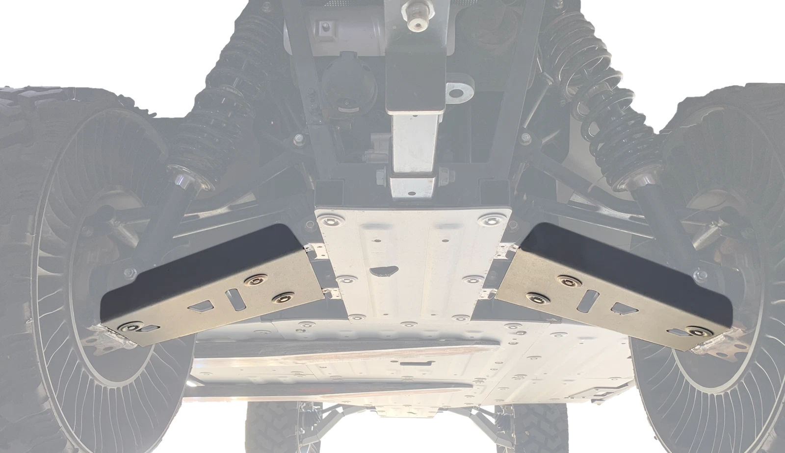 RIVAL POWERSPORTS USA Rear ATV/UTV Aluminum Skid Plate Guards 2444.8164.1
