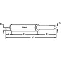 70207310 Muffler Fits Allis Chalmers Tractor Models 160 6040 Perkins Diesel