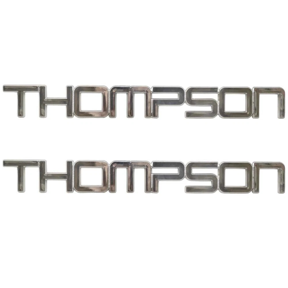 Thompson Boat Logo Decal Sticker - Raised (pair)