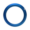 Boat Gauge Bezel - Bright Blue 2 1/4 Inch Aluminum