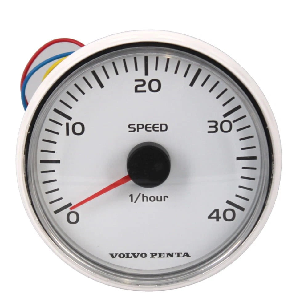 Volvo Penta Boat Speedometer Gauge VP21234528 - 3 1/4 Inch White