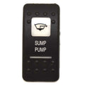Chaparral Boat Rocker Switch Actuator - Sump Pump Black - White