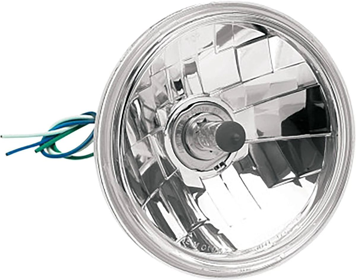 HardDrive HD Headlight Insert 5 3/4 H4 Clear for V-Twin Motorcycles