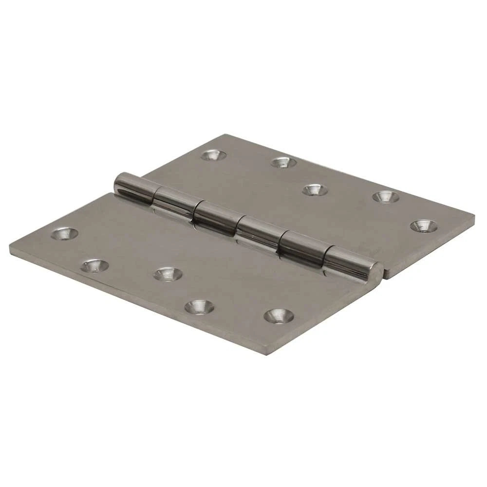 White Water Boat Butt Hinge 6119S - 6 X 6 Inch Tiara Stainless