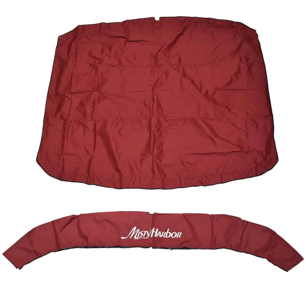 Misty Harbor Boat Bimini Top Cover 2020-W - with Boot Wine 8 Foot