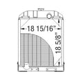 70227166 Radiator Fits Allis Chalmers Tractor WD45 Diesel Engine
