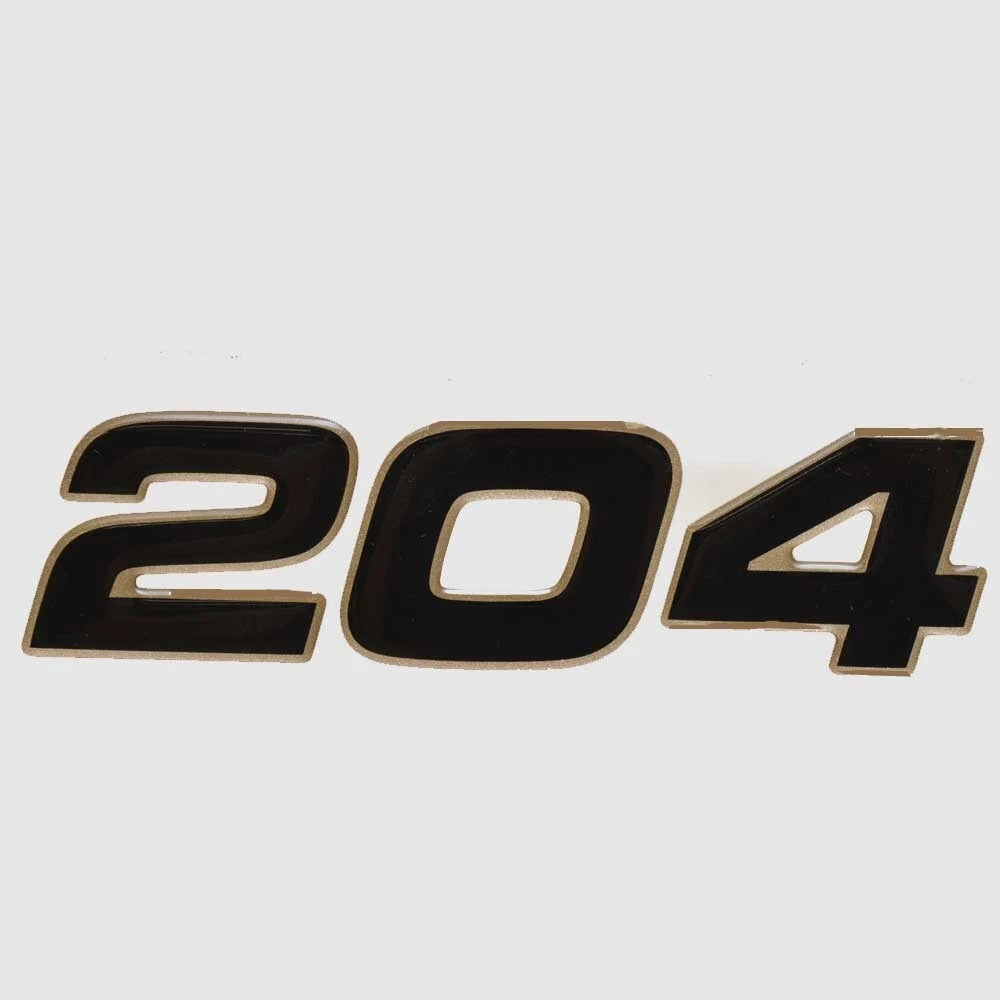 Mako Boat Raised Decal 138303 - 204 Black Sticker