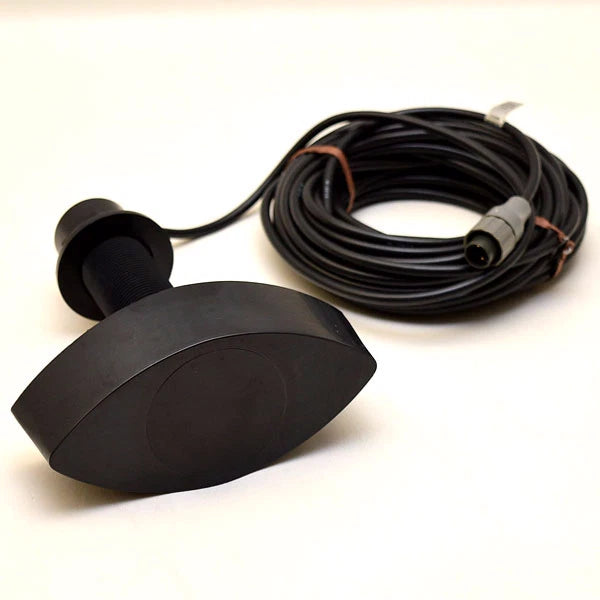 Lowrance Boat Thru Hull Transducer 00-0090-38 - 1 1/4 Inch Black