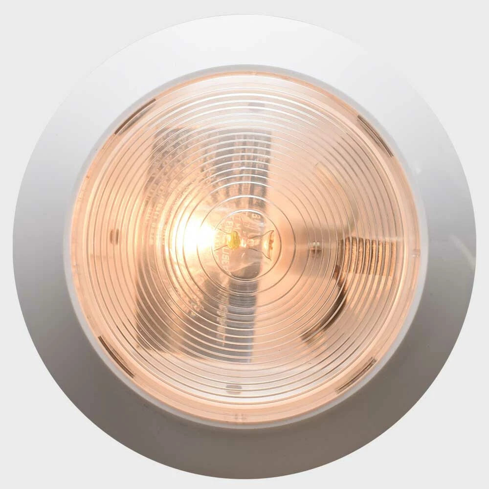 Guest Boat Dome Light 8018-5-LS-B - Four Winns White 5 3/4 Inch