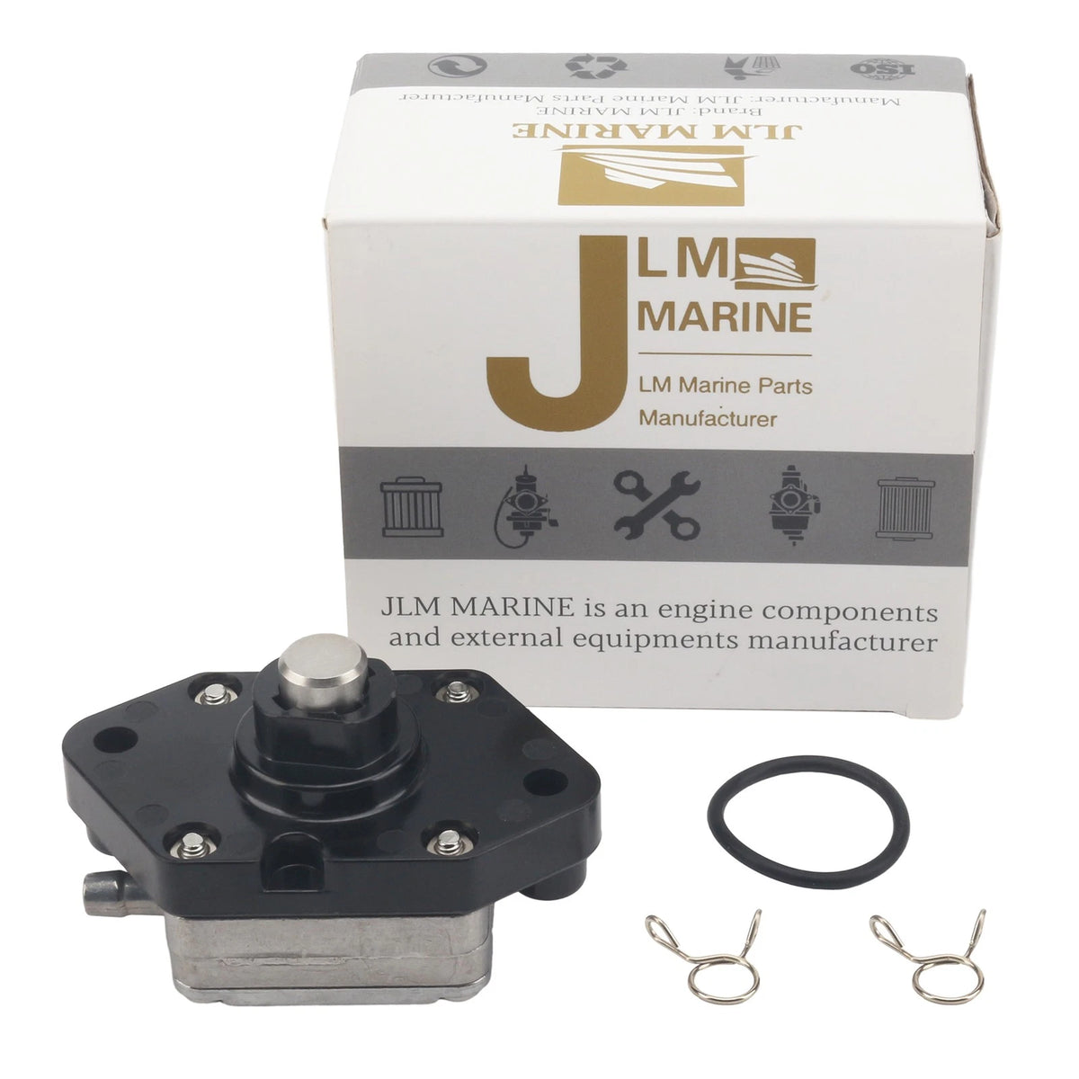 Suzuki Outboard Fuel Pump with O-ring Kit DF4 DF5 DF6 15100-91J00 15100-91J02