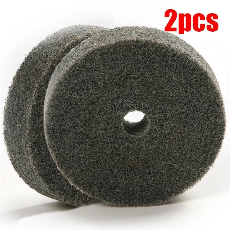 2pcs 3inch Polishing Buffing Buffer Pad Nylon Abrasive Wheel Disc 20MM