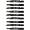 9 Pack: Toothed Mulching Blade Fits John Deere Replaces M128485
