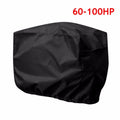 Boat Outboard Motor Engine Storage Waterproof Canvas Cover for 60-100 HP