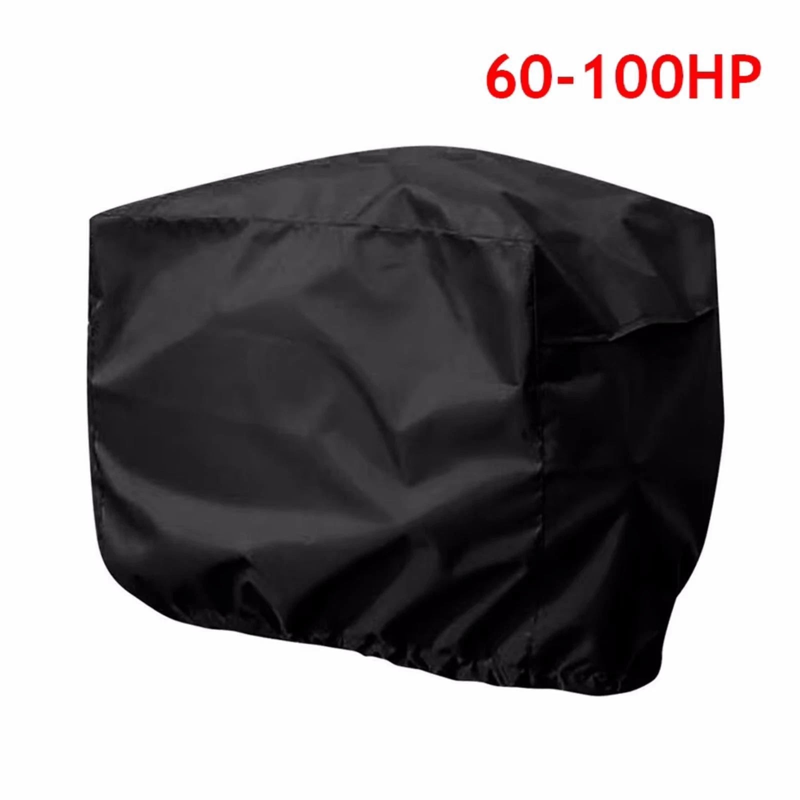 Boat Outboard Motor Engine Storage Waterproof Canvas Cover for 60-100 HP