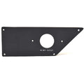 Bass CAT Boat Blank Outlet Panel 7005 - 24V 36V Gloss Black with Lines