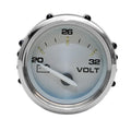 Faria Boat Volt Meter Gauge VP7103A - Kronos Silver 2 Inch