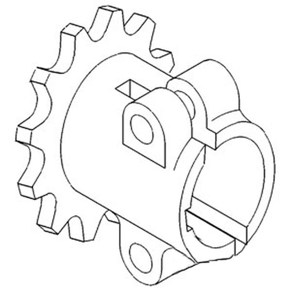 N104147 Coupler Sprocket Fits John Deere Fits JD Combine Models 45 55 95 +