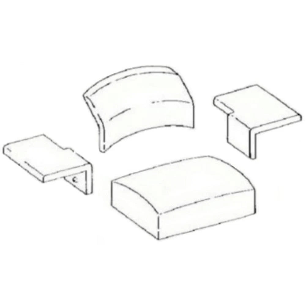 4 Piece Cushion Set Fits Caterpillar 34A 35A 36A 46A 47A 49A 50A