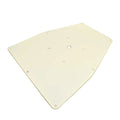 Tiara Boat Radar Mounting Plate 5320151 - 19 3/4 X 22 1/4 Inch White