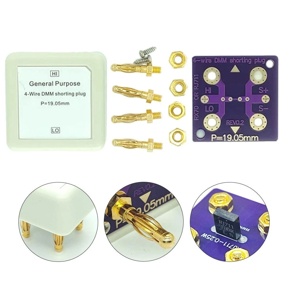 4 Wire Resistance Verification Tool Compatible with Digital Multimeters