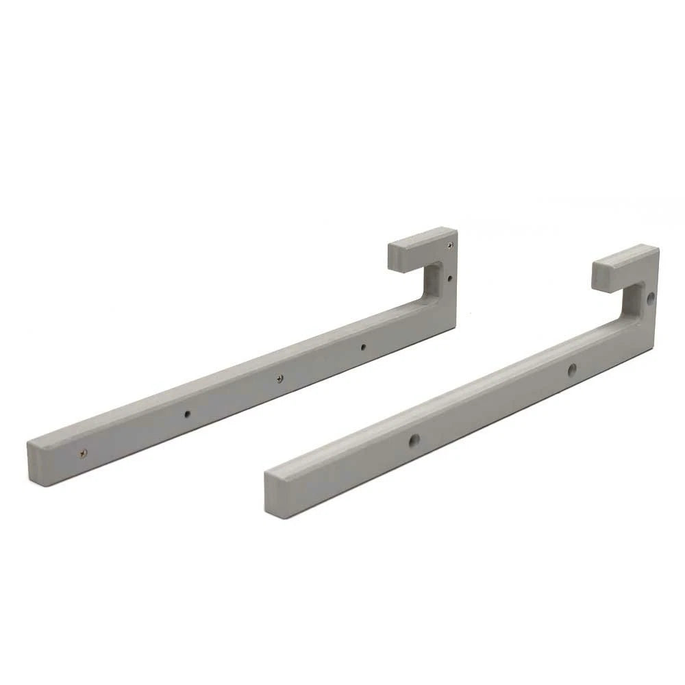 Sea Ray Boat Trim Support Brackets - 18 1/2 X 3 3/4 Inch Gray (pair)