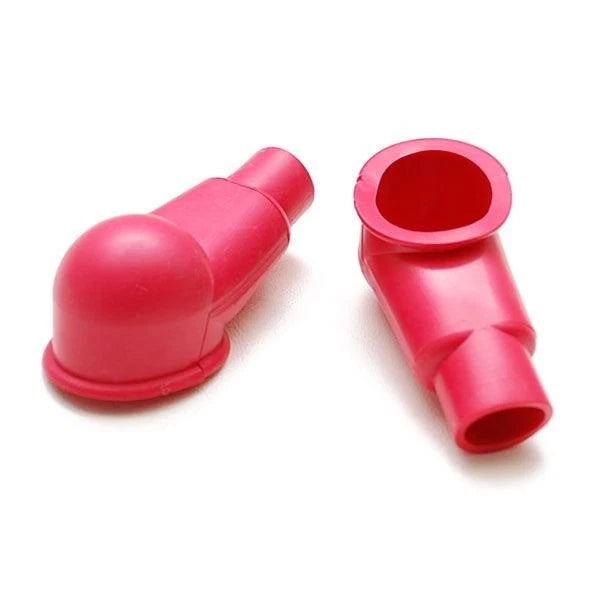 Standard Boat Battery Terminal Cover - 1/2 Inch Red Colored PVC (pair)