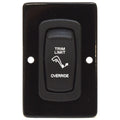 Regal Boat Trim Limit Override Switch Panel - Black Aluminum