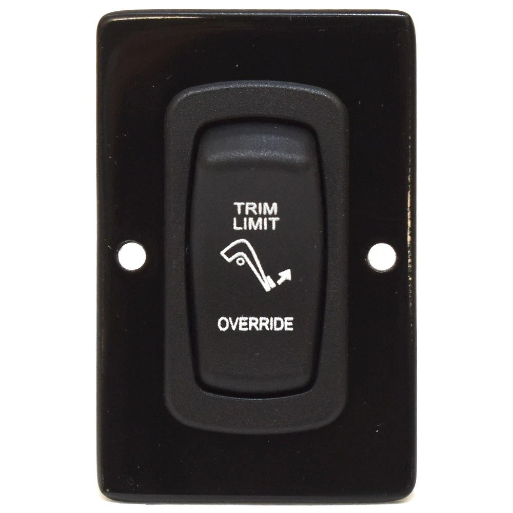 Regal Boat Trim Limit Override Switch Panel - Black Aluminum