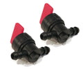 (pack of 2) Fuel Shutoff Valve for John Deere AM107340, AM36141 Mower Engine