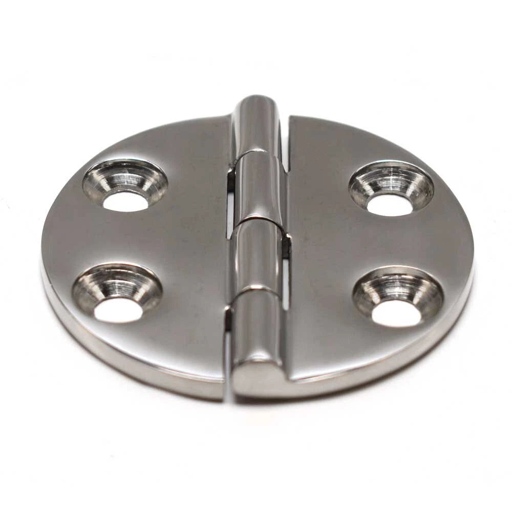 Boat Round Hatch Hinge - Stainless Steel 2 1/2 Inch
